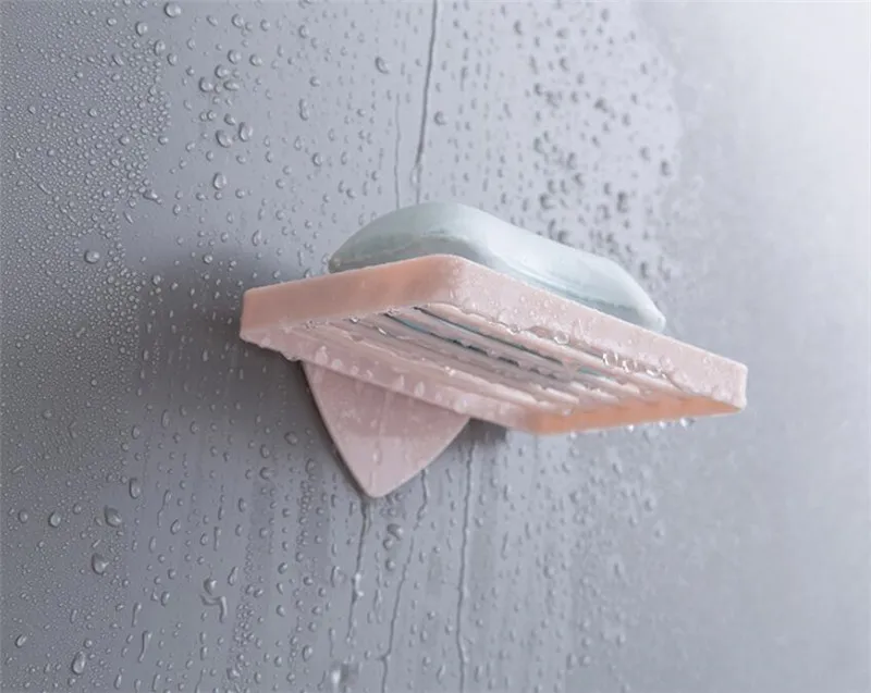 Милый пластиковый дренаж для мыла коробка с держателем крепкая присоска