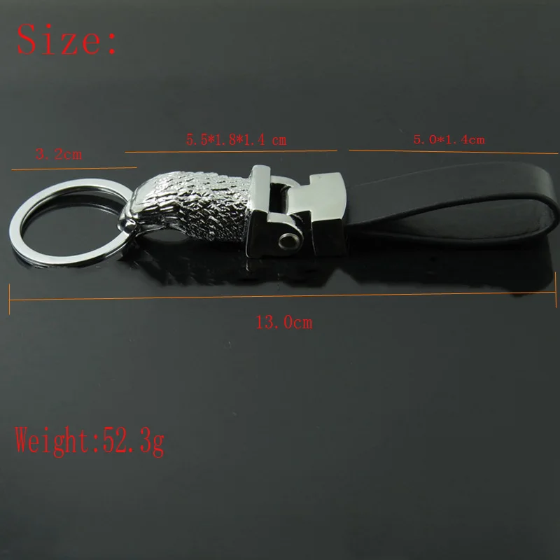New Fahison 3D Eagle Goshawk Head And Car Logo Keychain Key Ring High Quality Holder Without | Автомобили и мотоциклы