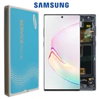 ЖК-дисплей с рамкой и дигитайзером сенсорного экрана в сборе, 6,3 ''AMOLED для Samsung Galaxy Note 10 N970F note10 N970 N9700