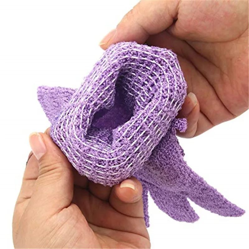 

Five Fingers Bath Towel Gloves Bath Shower Candy Colors Body Wash Skin Spa Bath Scrubber Clean Brush Bath Amenities Multicolor
