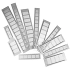 Широкие вентиляционные отверстия, перфорированный лист из алюминиевого сплава, решетка вентиляционного отверстия, Белая настенная решетка вентиляционного отверстия