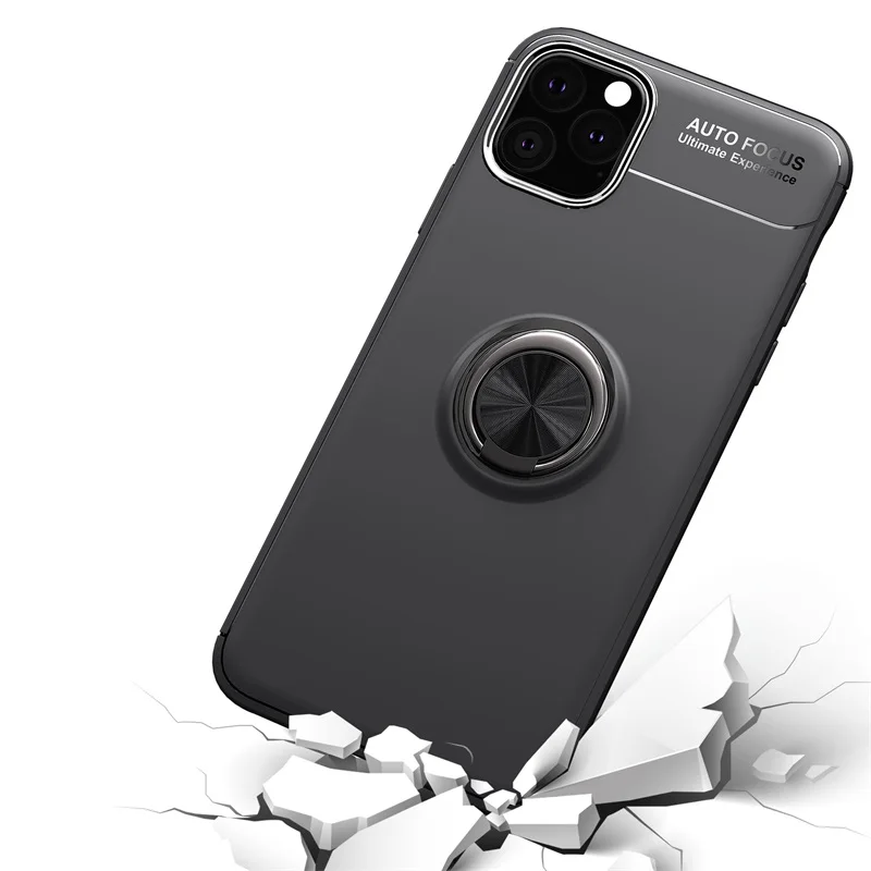 Чехол для iPhone X, роскошная Прозрачная мягкая силиконовая защита из ТПУ, кольцо для iPhone 11 Pro Max, чехол XR XS 6 6S 7 8 Plus, чехол