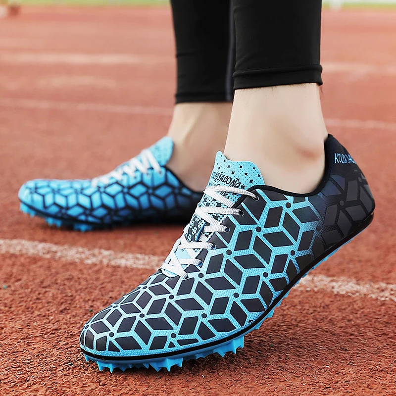 

Women's Men's Track And Field Shoes Track Spike Running Sprint Shoes Lightweight Soft Comfortable Professional Athletic Shoes