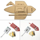 Кожаный Модный чехол для ключей, кошелек для монет, Чехол для карт, жесткий крафт-бумага и акриловая крафт-бумага