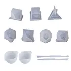 Dice Fillet Square Triangle Dice Mold Dice Digital Game силиконовая форма