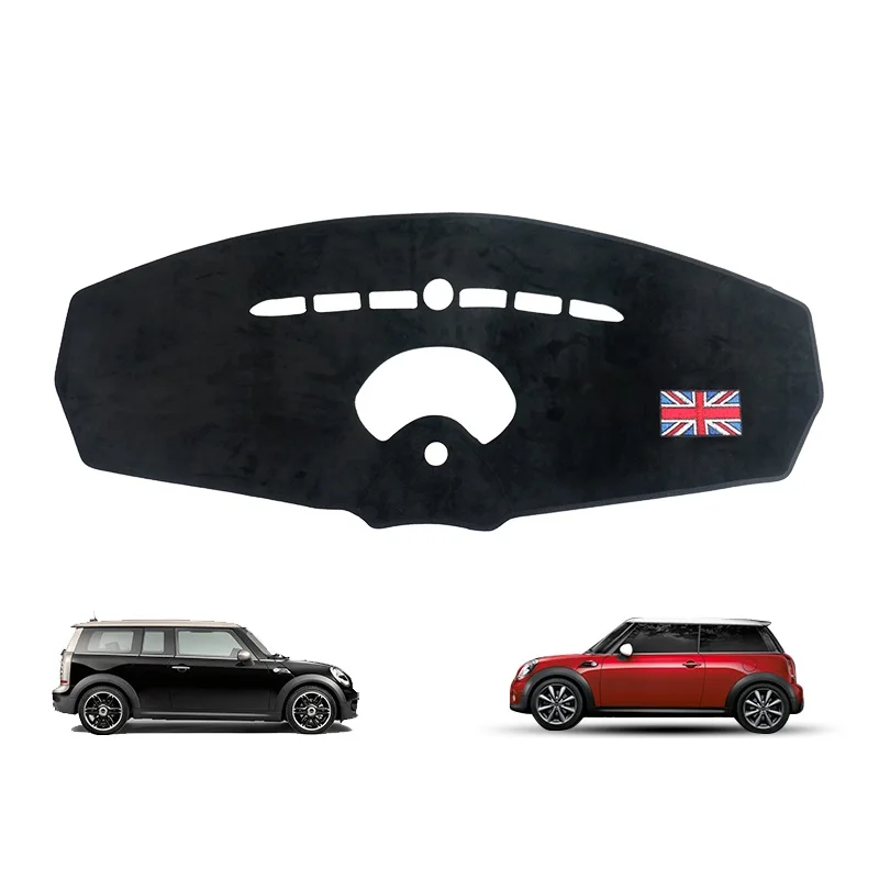 Черный коврик для приборной панели автомобиля с защитой от света антибликовый