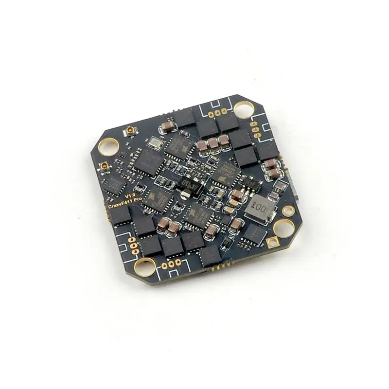 happymodel crazyf411 aio f4 2 4s контроллер полета с frsky п