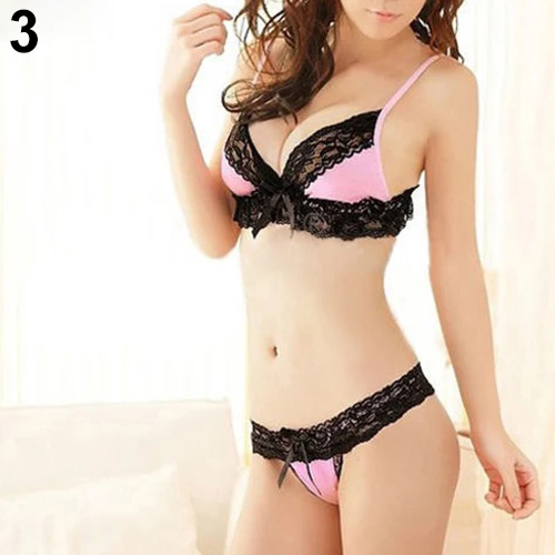 Комплект стрингов и бюстгальтера 6DRA Сексуальное белье бикини | Женская одежда