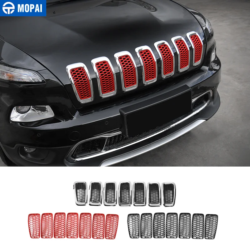 Автомобильная наклейка MOPAI для Jeep Cherokee 2014 2018 передняя решетка радиатора