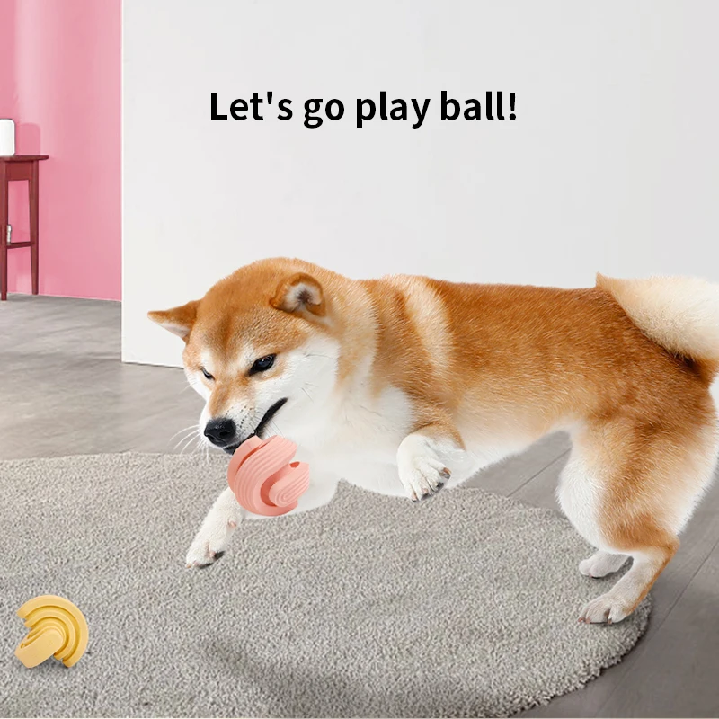 

Petshy 2020 New Pet Dog Toys Stretch Rubber Leaking Ball Pet Cat Dog Lnteractive Toy Pet Cat Dog Chew Toys Tooth Cleaning Balls