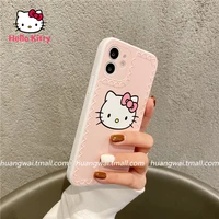 hello kitty for iphone 78pxxrxsxsmax1112pro12mini cute silicone anti drop phone casesuitable for girls
