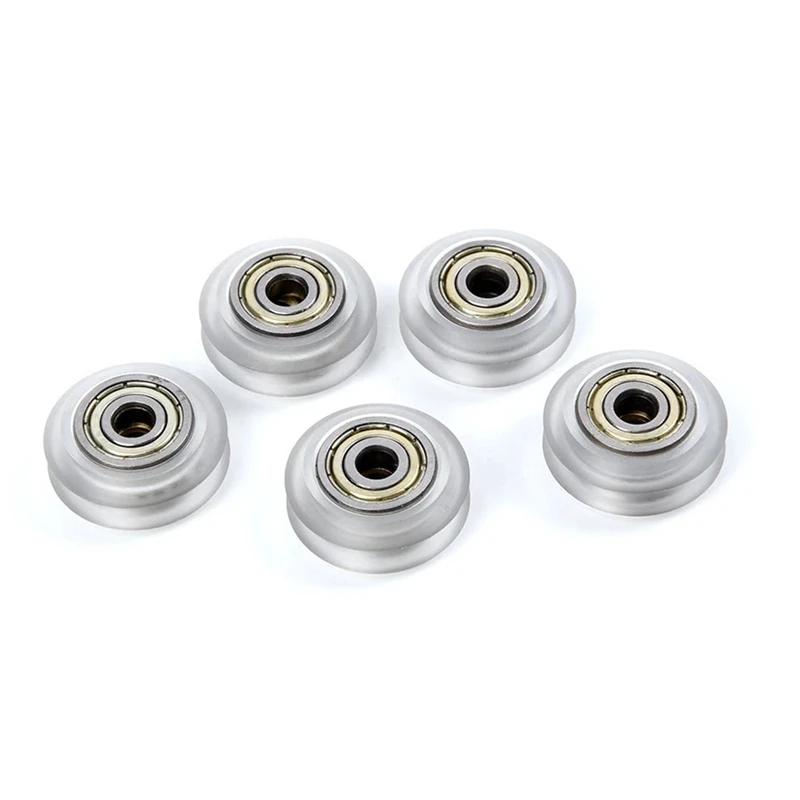 Прозрачный V-образными пазами шкив Поликарбонат Пластик линейный подшипник для