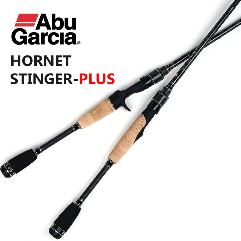 Original Abu Garcia Hornet Stinger Plus Casting/Spinning Lure Fishing Rod M/H/MH/ML/L Power Carbon K-R Guide MGS SYSTEM