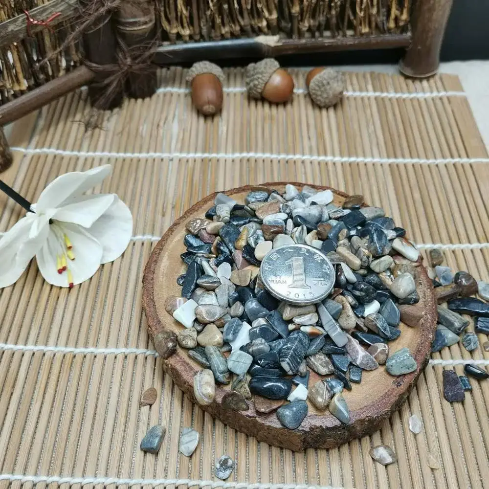 Камень Пикассо гравий качественный Натуральный Кристальный камень украшение