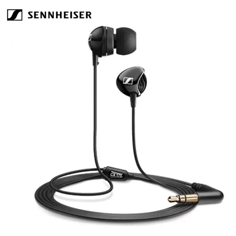 

Sennheiser CX175 3,5 мм проводные наушники с чистыми басами, стереогарнитура, спортивные наушники-вкладыши, наушники с шумоподавлением для iPhone/Samsung/...