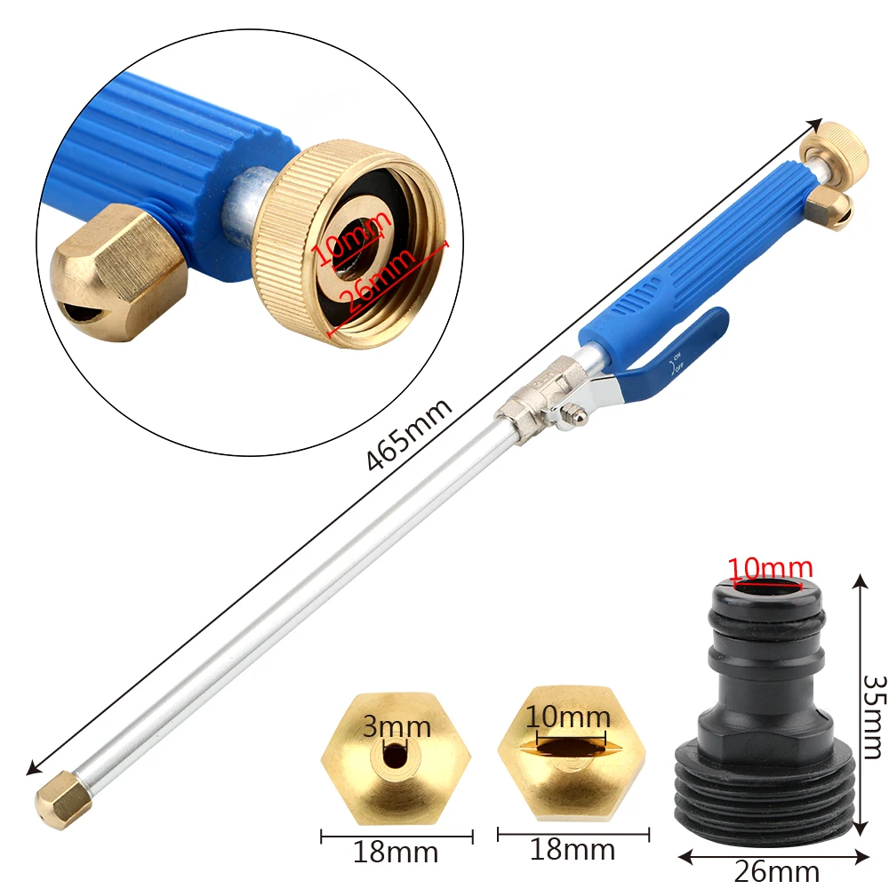 

Car High Pressure Water Power Water Gun 8m Jet Garden Washer Hose Wand Nozzle Sprayer Watering Spray Sprinkler Cleaning Tools