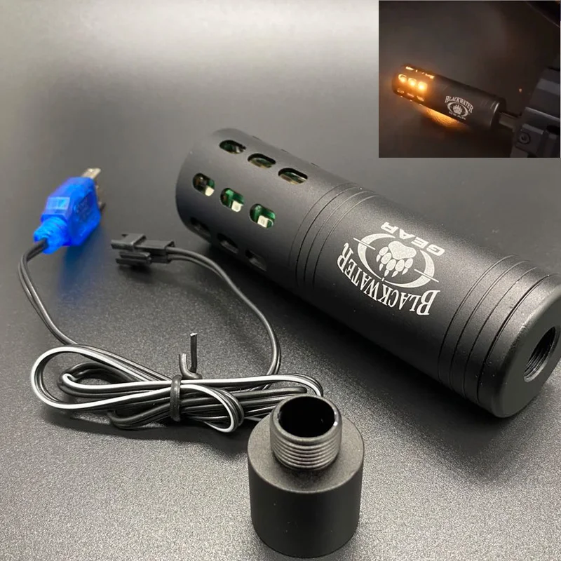 

New Paintball Accessory Airsoft HK416 Sound Control Decorative Tube for JM 14mm Reverse Thread Tube/19mm Outer Barrels