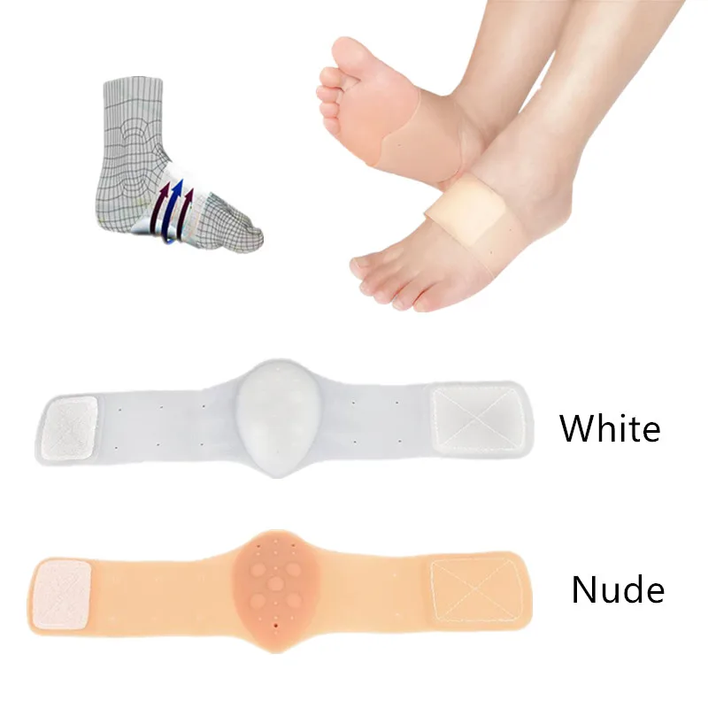 

1Pair Soft Promote Balance Women Men Breathleshades Heart Silicone Arch Support Health Care