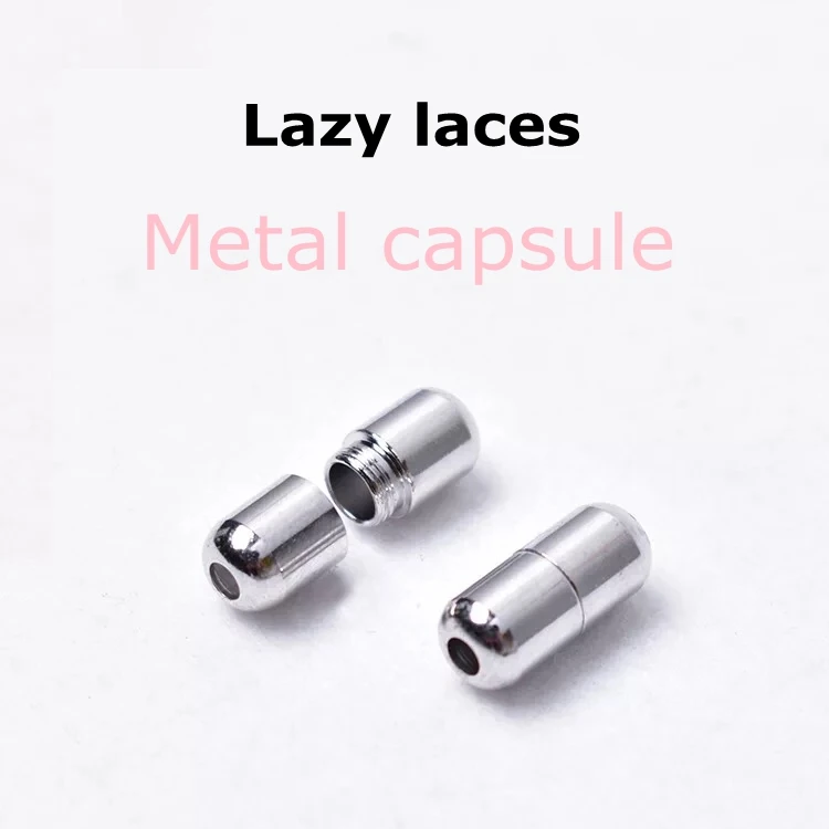 

2pcs Metal Shoelaces lock Accessories No Tie Shoelaces Metal Lace Lock DIY Sneaker Kits Silver Gold Metal lace buckle