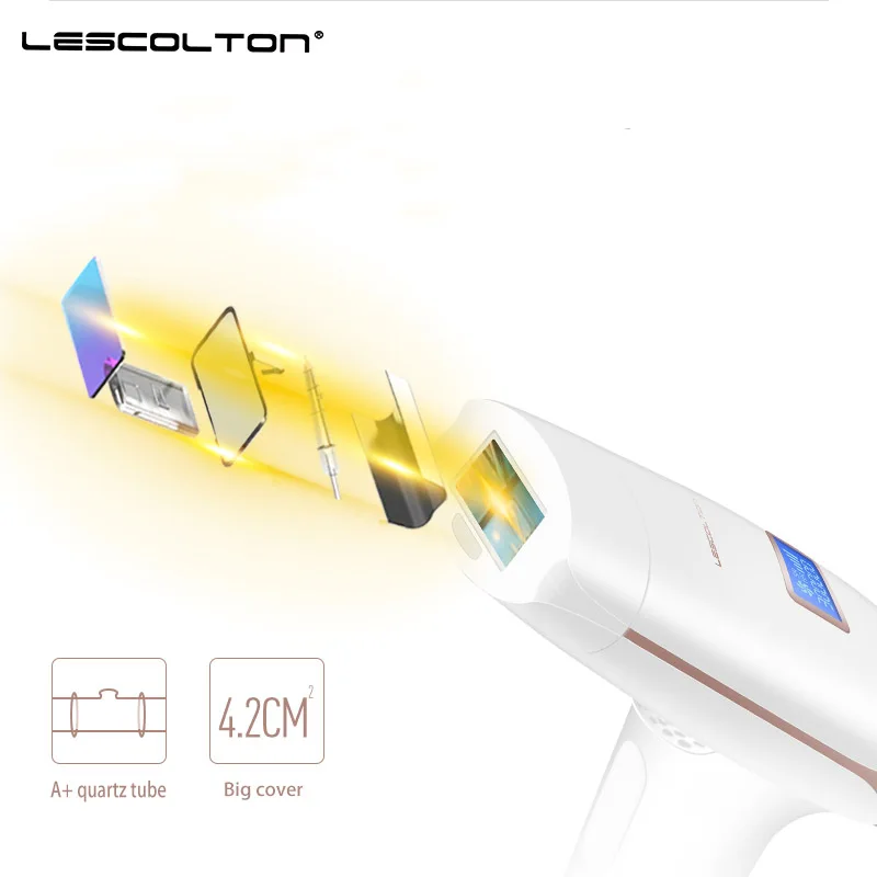 Lescolton IPL Laser Epilator Hair Removal LCD Display Machine T009i Laser Permanent Bikini Trimmer Electric depilador a laser enlarge