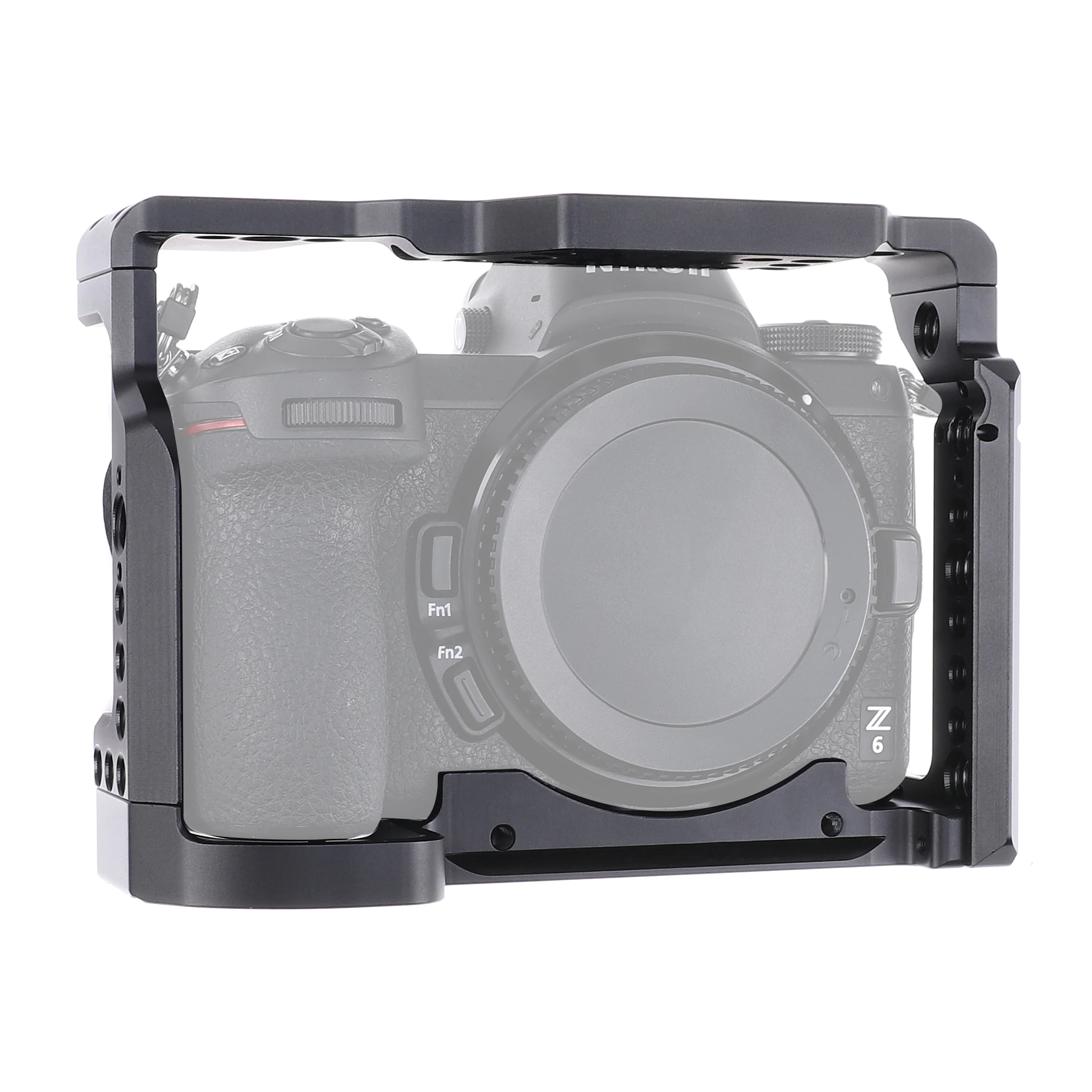 FOTGA Aluminum DSLR Camera Cage Top Handle Grip for Nikon Z5/Z6/Z7/Z6II/Z7II Video Rig