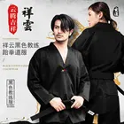 Черная Форма для тхэквондо, для взрослых, для детей, для мужчин и женщин, для тхэквондо, добка, хлопковые костюмы, одежда для тхэквондо, Tae Kwon Do Set