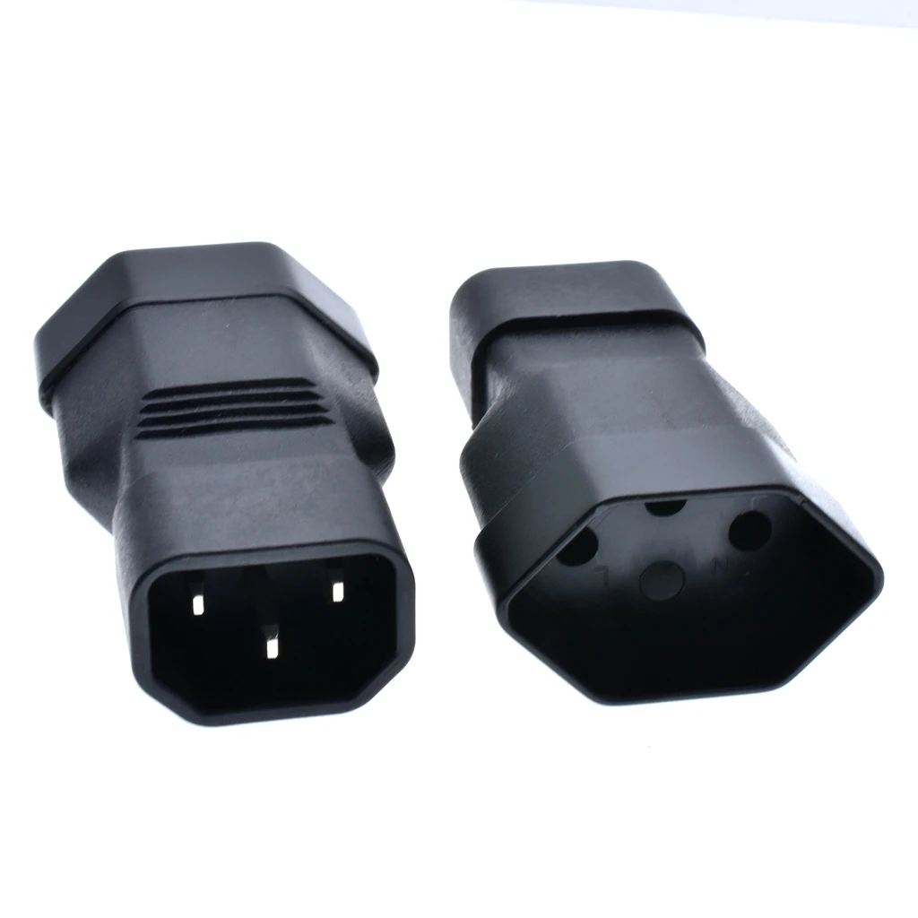 Швейцарский переходник IEC 320 C14 к швейцарским розеткам адаптер Type J для розеток с