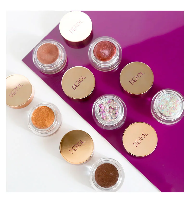 Тени для век 8 цветов тени с текстурой картофеля твердые блестящие макияжа черно