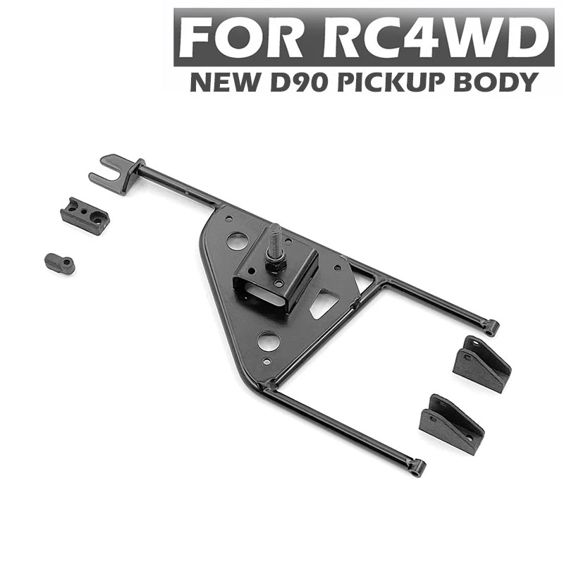 RC-4WD Toys Car Parts New 2015 Defender D90 Body Metal Spare Tire Rack (Can Be Opened And Closed)