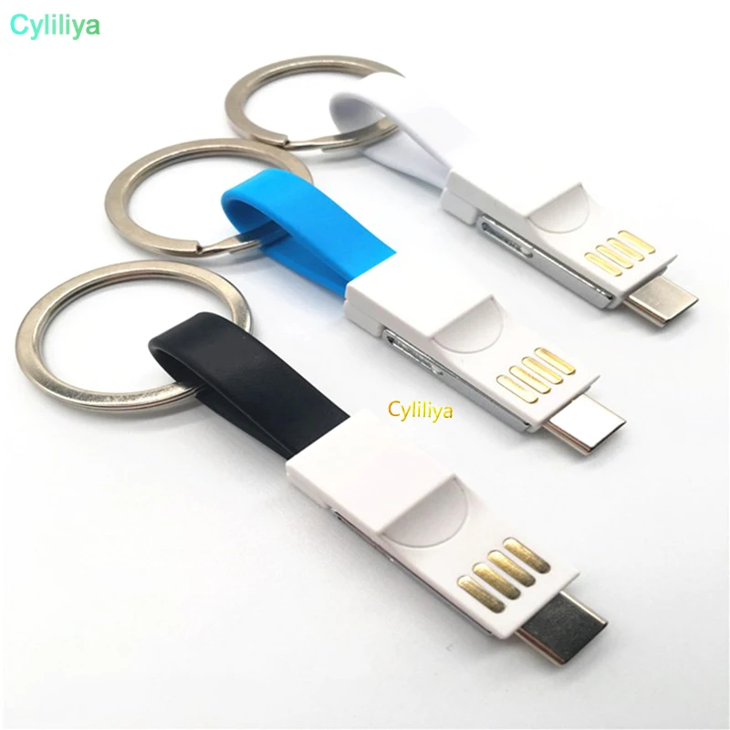 30 шт. 3 в 1 Type c Micro Cable Portable Keychain магнитные зарядные кабели для Samsung galaxy s6 s7 s8 s9 s10 android