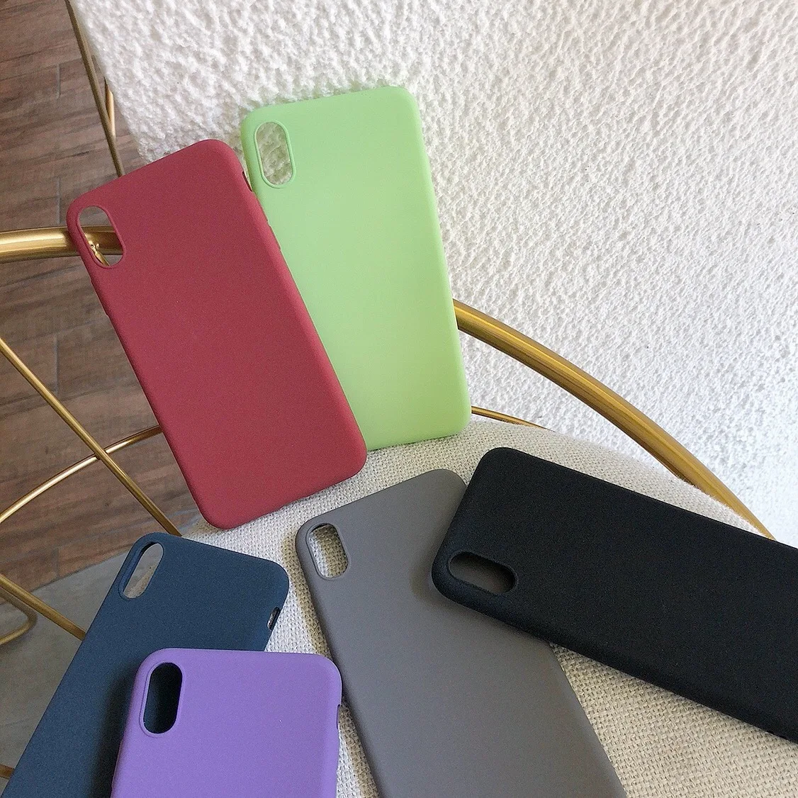 Песчаник матовый Силиконовый чехол для Samsung Galaxy S8 S9 S10 Plus Note 10 8 9 S10E A10 A20 A30 A40 A50 A70 A80 матовый чехол Funda