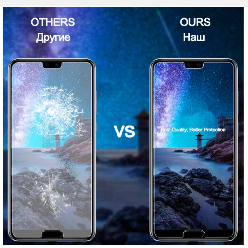 

1-3Pcs Protective Glass for Huawei P20/P30 Lite Screen Protector 9H 2.5D Film for Huawei P20 Pro P10 P9 Lite P8 Lite Poco Phone