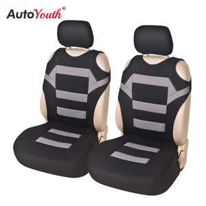 2 pieces set t shirt design front car seat cover universal fit car care coves seat protector for car seats polyester fabric free global shipping