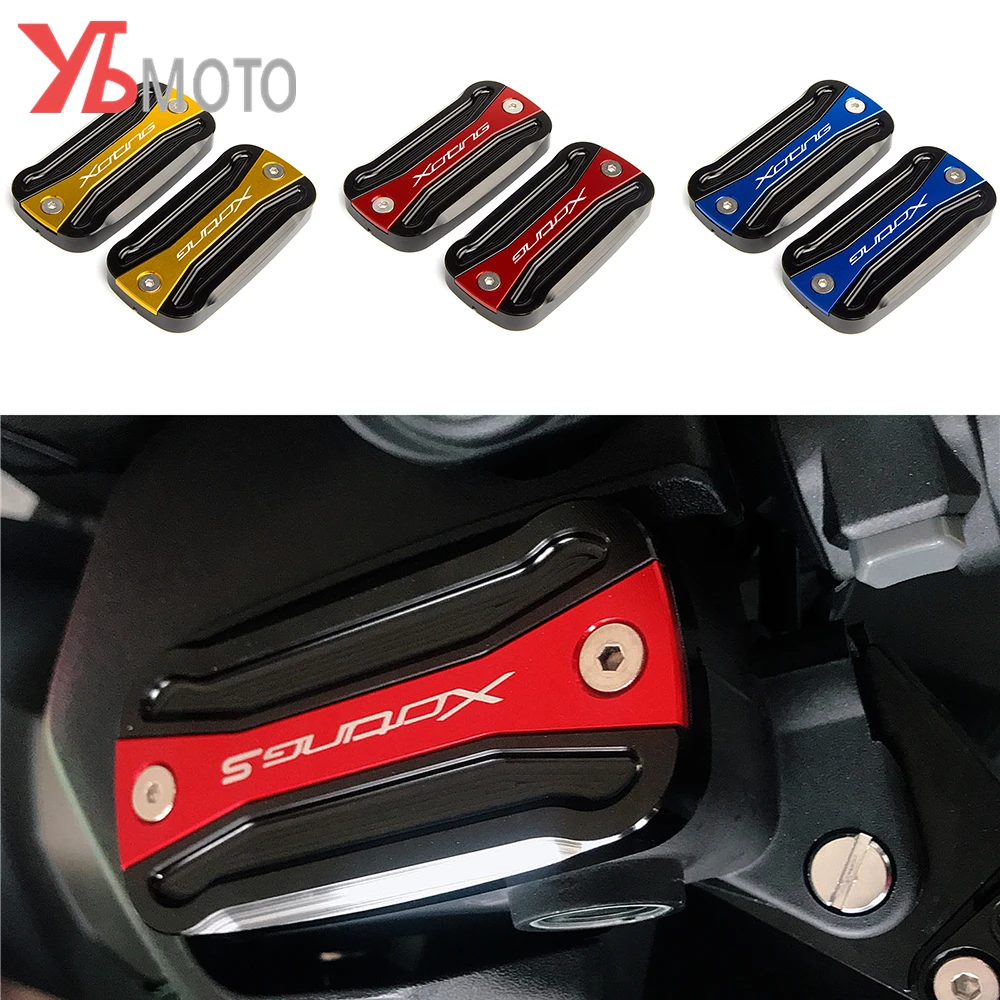 Алюминиевая Передняя Крышка Резервуара жидкости с логотипом для мотоцикла KYMCO