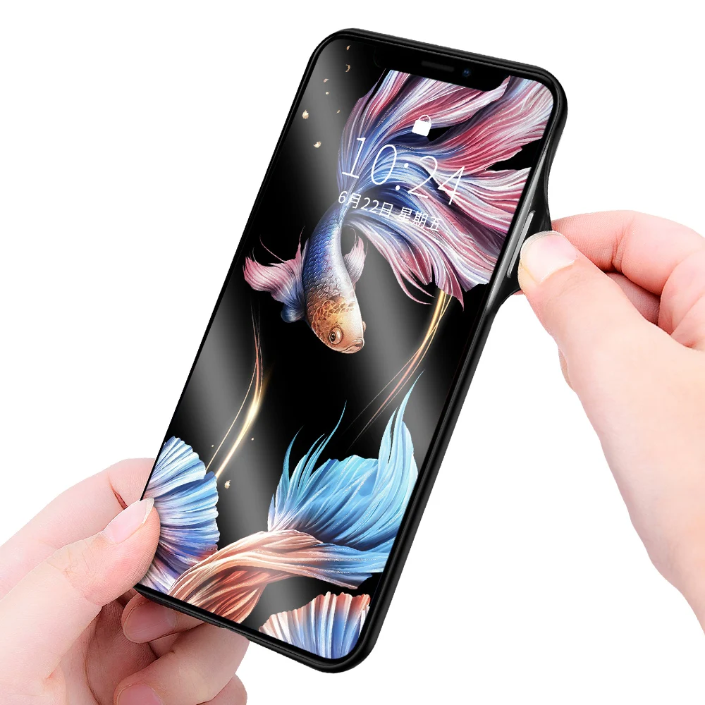 Чехол для Huawei Honor20 20S светящийся стеклянный чехол с фиолетовым светом ночным