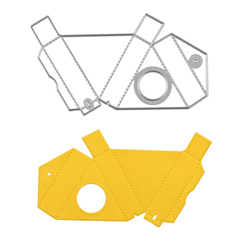 YaMinSanNiO треугольная коробка для резки металла Скрапбукинг штампы изготовления