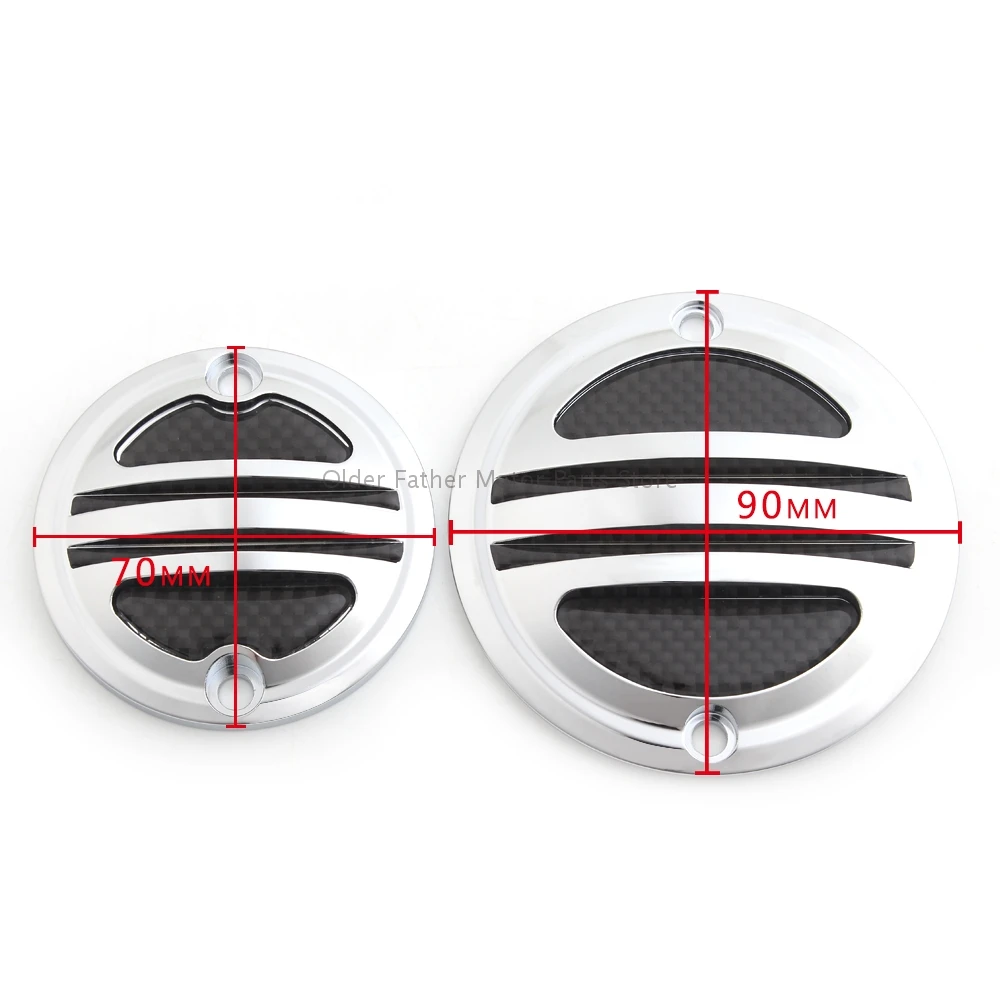 

Motorcycle accessories Chrome left and right clutch cover Fit For Triumph Bonneville T120/Thruxton 1200/Street Twin/T100 2017-21