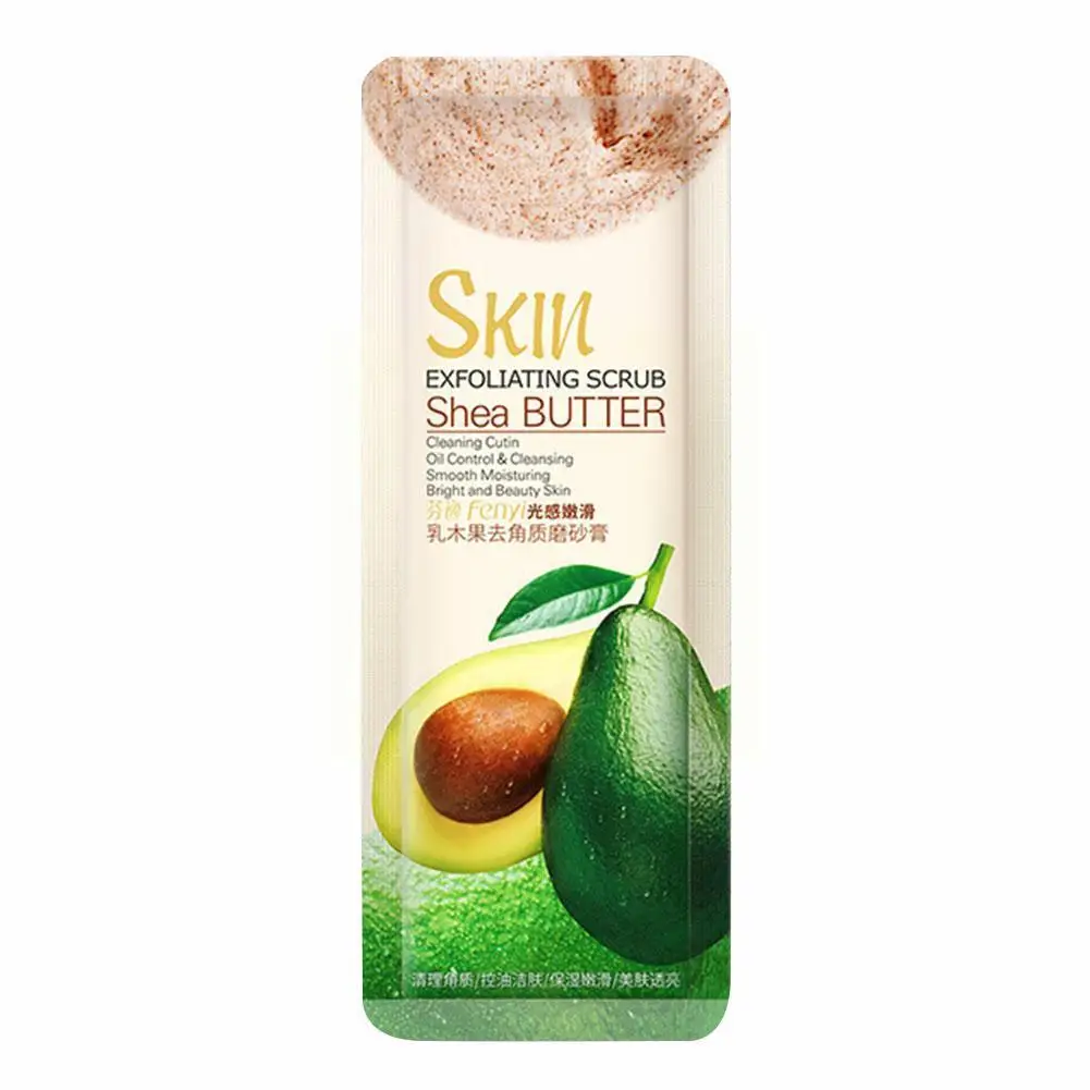 

3g Light-feeling And Smooth Shea Butter Scrub, Deep And Cleansing Body Scrub Refinement Cream Pore Keratin G0F2