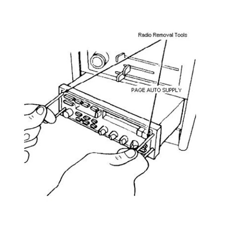 2 шт. съемные ключи для автомагнитолы| |