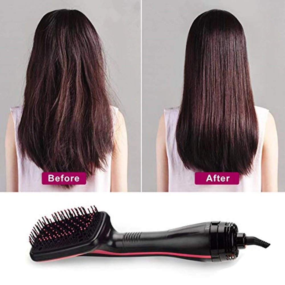 

Hair Dryer Brush One Step Hair Blower Brush Smoothing Hot Air Brush Travel Blow Dryer Comb Professional Hairdryer Hairbrush 2021