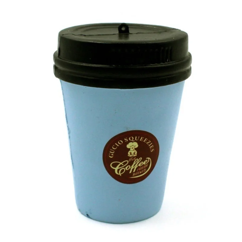 SoftPUSimulationCoffeeCupSlowReboundToysCellphoneStrapKeychainBreadStressRelieverSlowRisingBread(Siz | Дом и сад