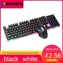 NEW LED PC Gamer Gaming Keyboard And Mouse Combo 2.4G Keyboard Gamer Gaming Keyboard Set Wired Ergonomic for Laptop