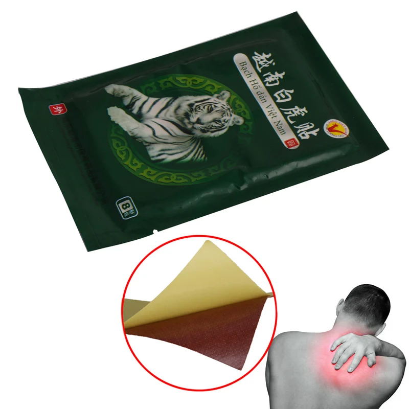 8 шт. спондилез пластырь Tiger Balm обезболивающий ревматоидный артрит Поясничный M89F |