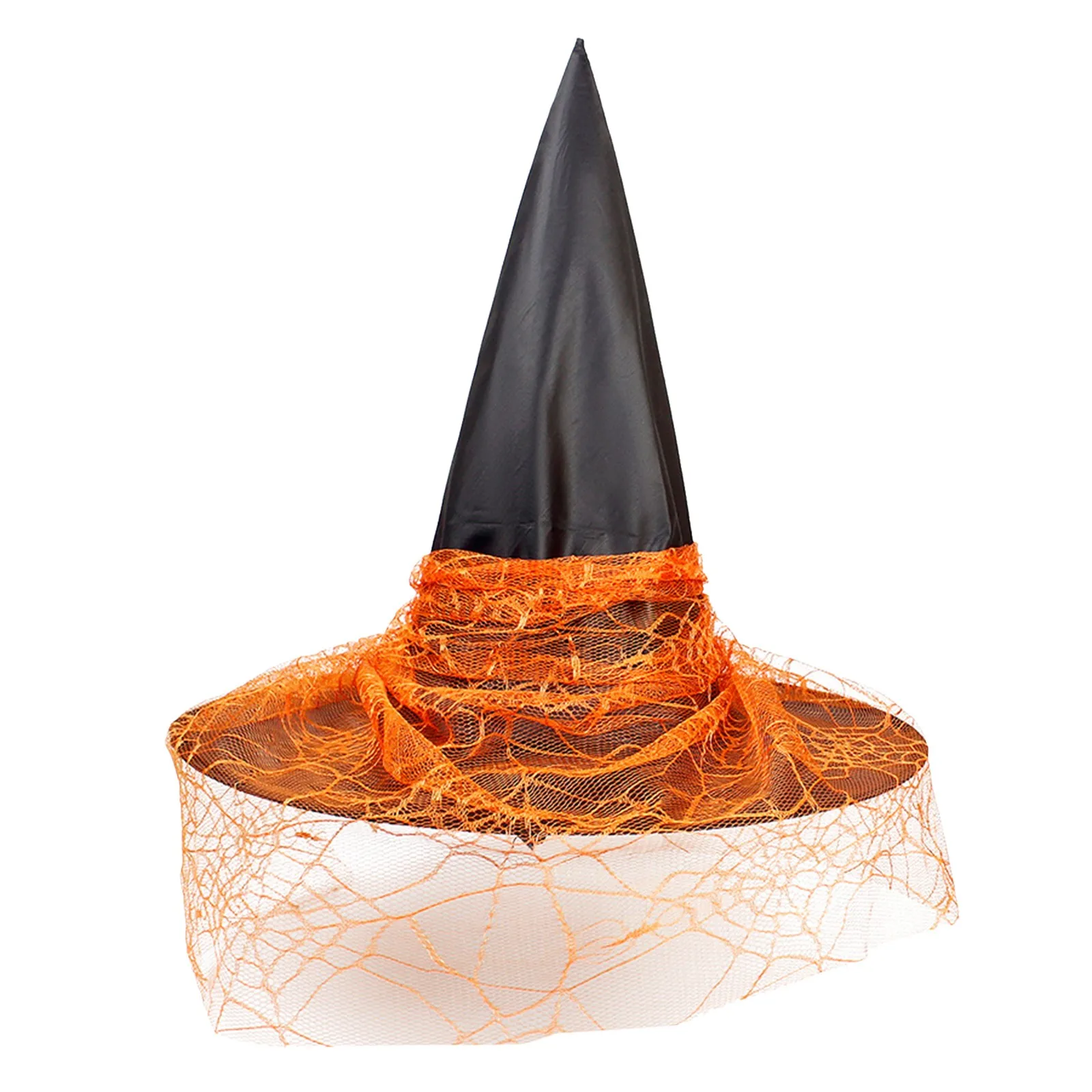 1 шт. шляпа ведьмы на Хэллоуин заостренный декор сетчатая головной убор косплей