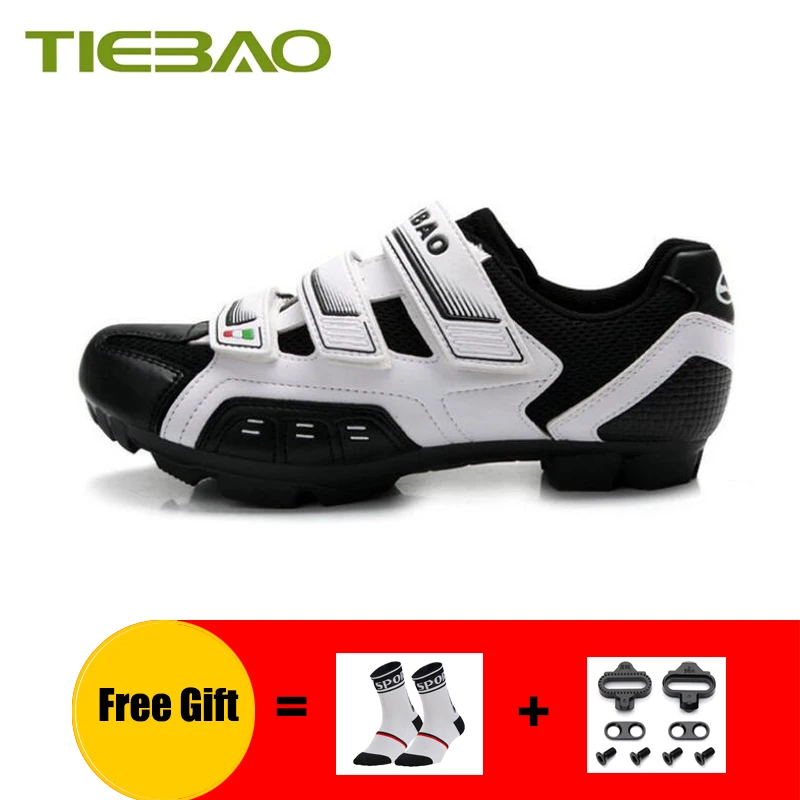 TIEBAO Mountain Bike Shoes Cycling Sneakers Men Sapatilha Ciclismo Mtb Cleats Self-locking Breathable Women Bicycle Riding Shoes