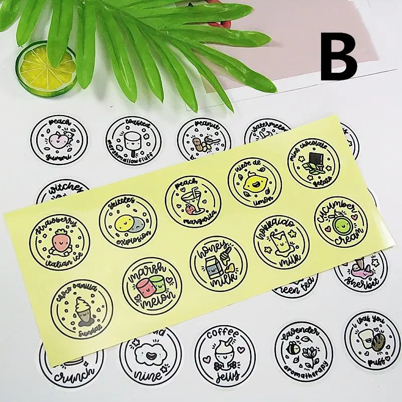 

Waterproof Round Slime Sticker Containers Sticker Storage Box Sticker Slime Supplies DIY Accessories Bottle Decoration 19QF