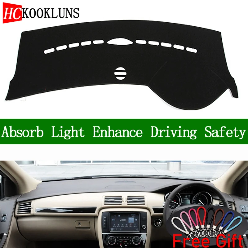 

For Meredes-Benz R CLASS 500L 300L 350L 400L 320L 2006-2017 Right Hand Drive Dashboard Cover Car Stickers Mat Carpet Interior