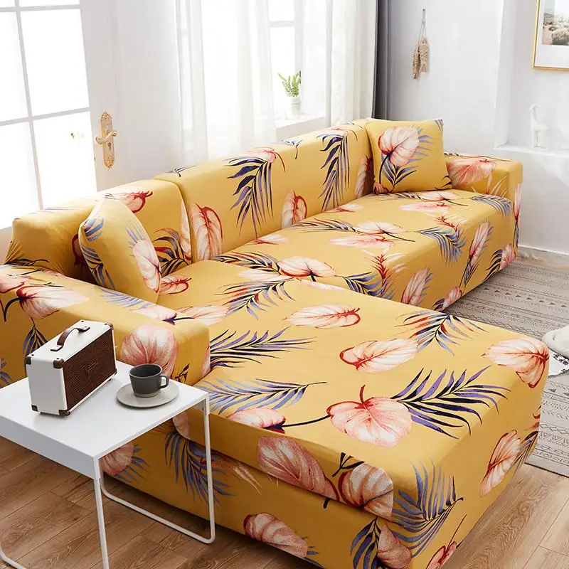 

Elastic Stretch Sofa Cover 1/2/3/4 Seater Sofa Slipcover Couch Covers for Universal Sofa Livingroom Sectional L Shaped Slipcover