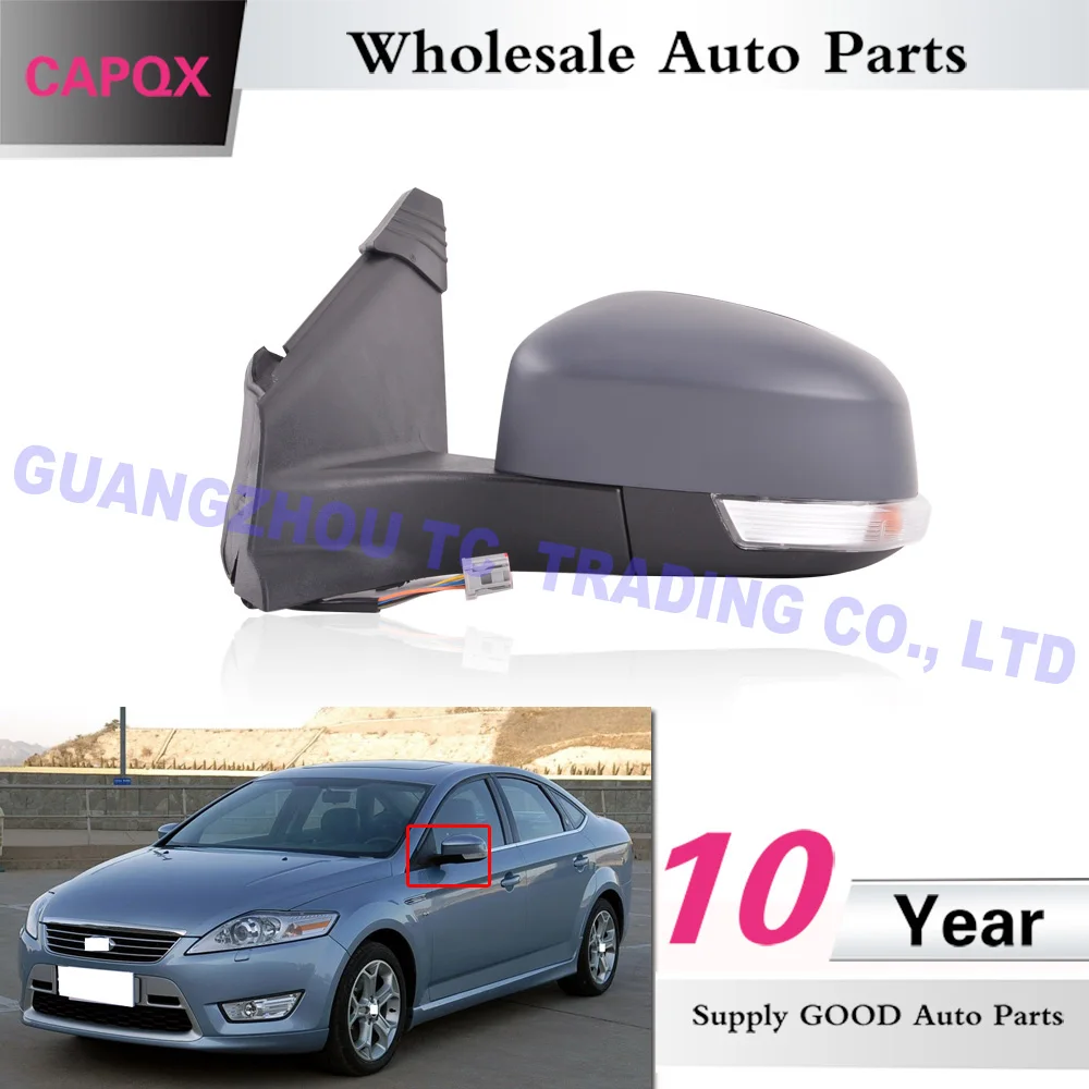 CAPQX ручной или электрический насос для Ford Mondeo 2007 2008 2009 2010 2011 12 Высокое качество боковые зеркала заднего вида зеркало заднего вида в сборе