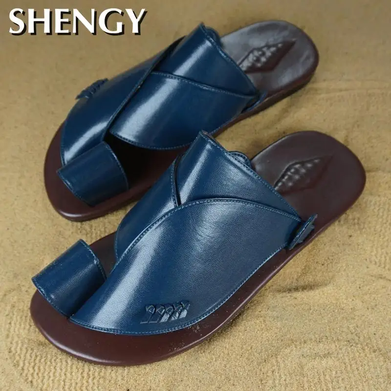 Мужские модные сандалии новые пляжные удобные уличные Женские повседневные